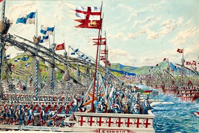 Fleet of Genoese Galleys by Quinto Cenni
